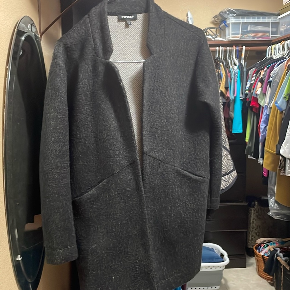 Black Express coat